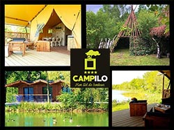 Camping Campilo avec 2 étangs de pêche